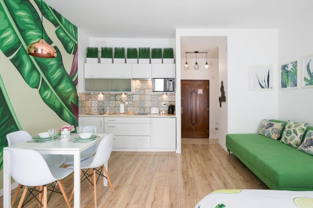 Cozy Modern Studio Green Apartment In Old Town Cracovia Esterno foto